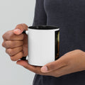 Right Handed, Two-Toned "One Who Sees The Teachings, Sees Me" Mug (With Color Inside)